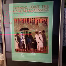 26 x 34 picture framed Turning Point: The Harlem Renaissiance