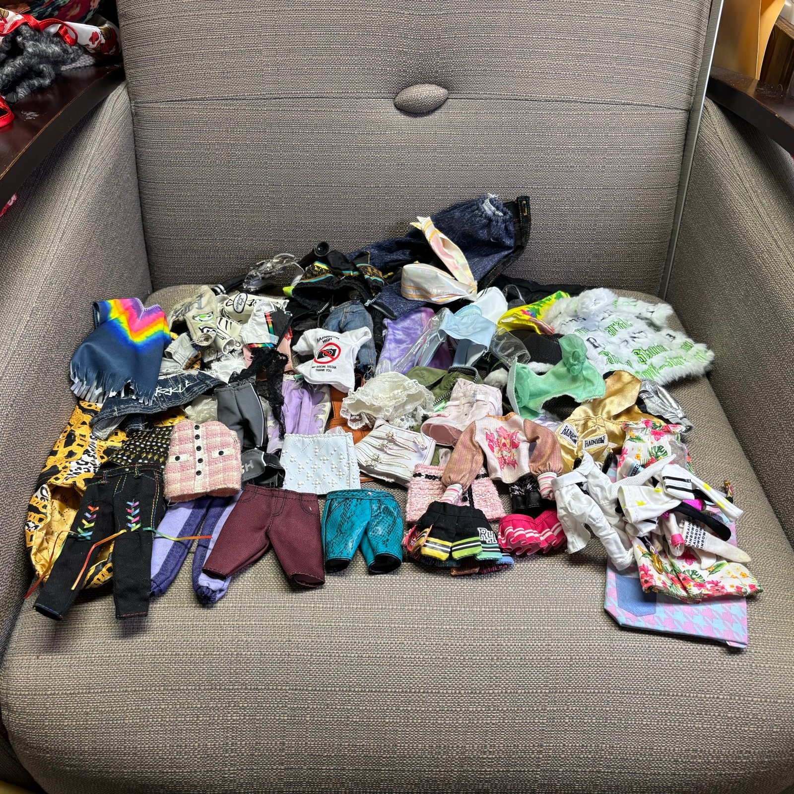 Huge Lot of Colorful Rainbow High Doll Clothing Bundle