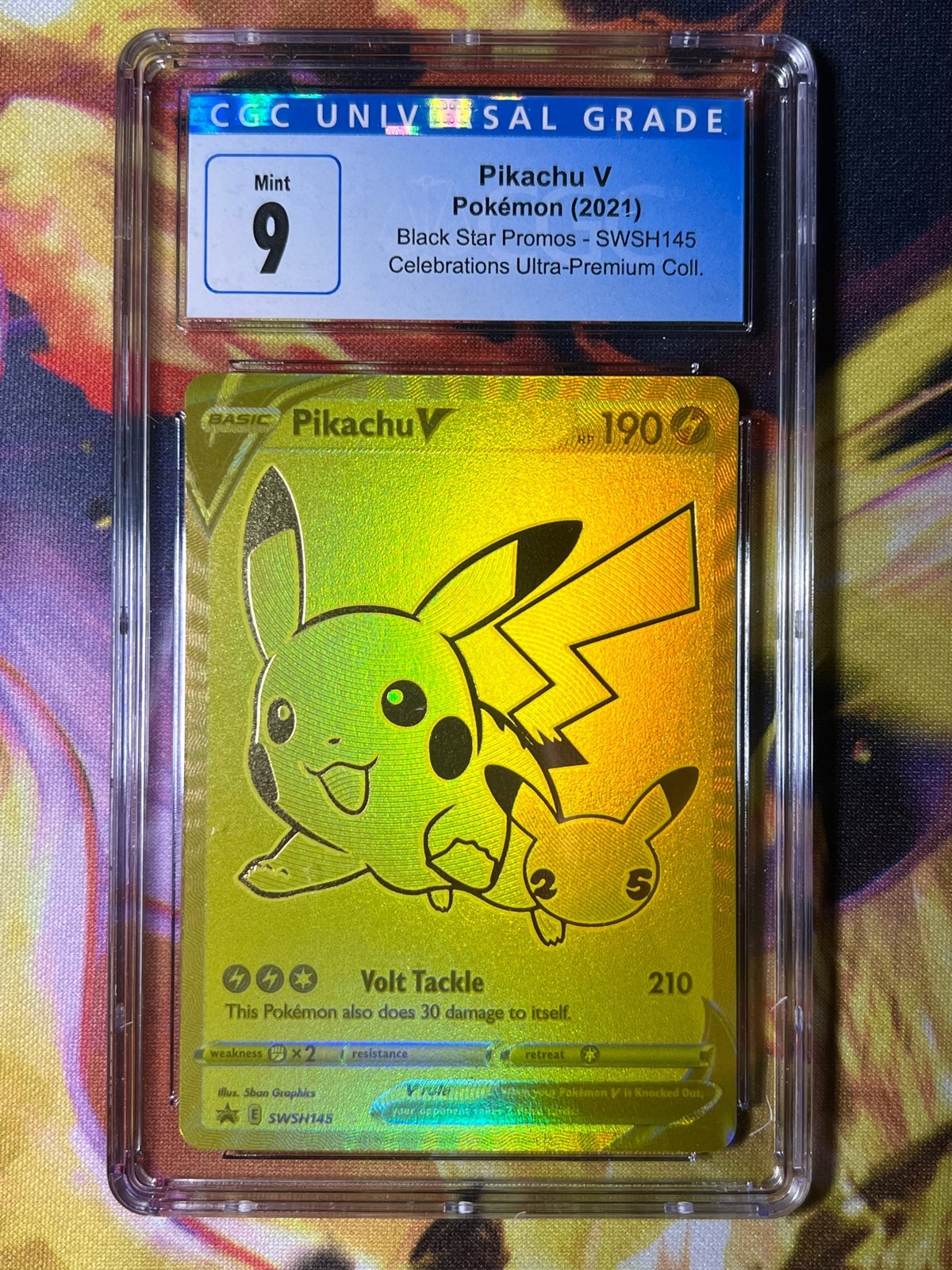 CGC 9 Pikachu V SWSH145