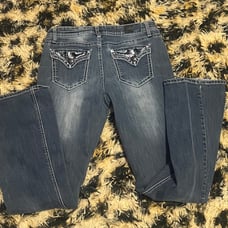 Vintage y2k bling jeans