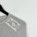Cosabella Grey and White Striped Long Sleeve Pajama Top Size Small