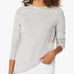 Cosabella Grey and White Striped Long Sleeve Pajama Top Size Small