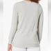 Cosabella Grey and White Striped Long Sleeve Pajama Top Size Small