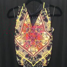 ROI silk halter top sz small