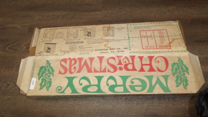 Superior Box Christmas fireplace