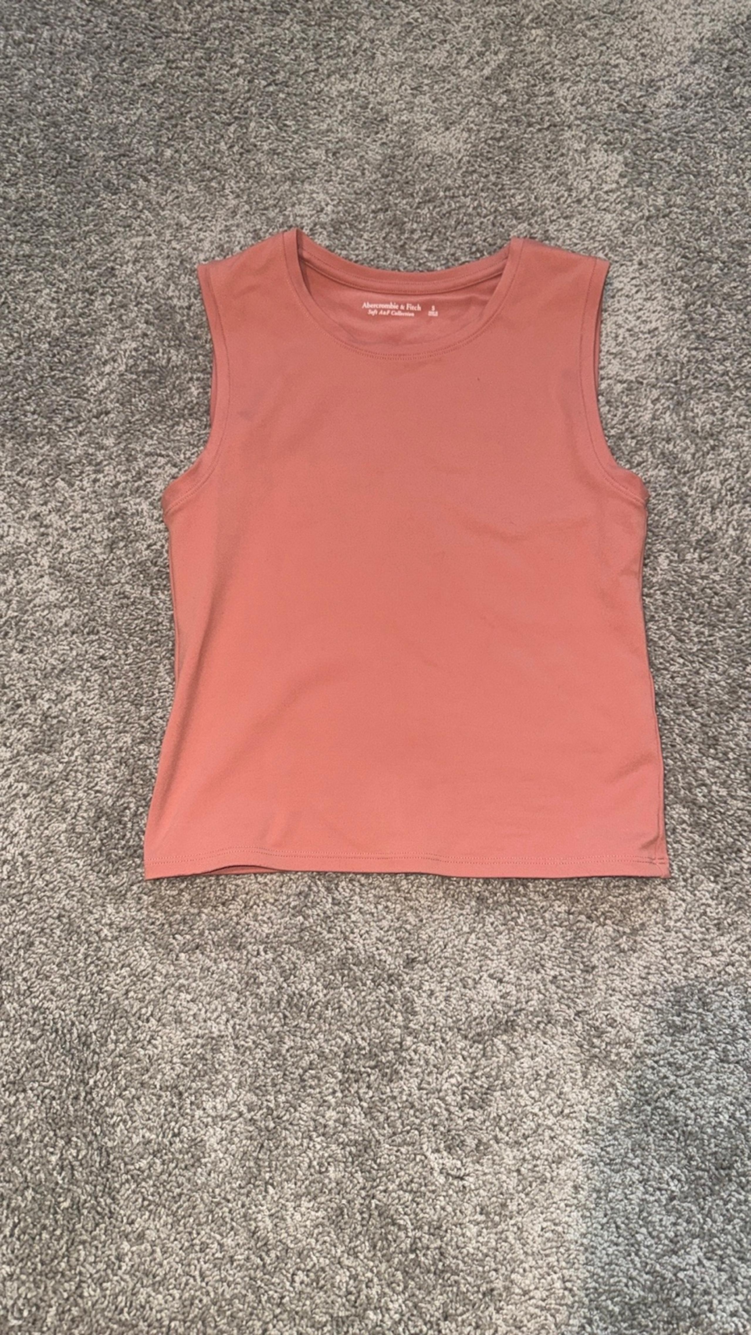 Abercrombie & Fitch Soft A&F Collection Pink Tank