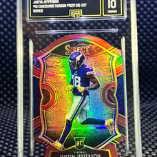2020 Justin Jefferson ROOKIE Maroon Die-cut !