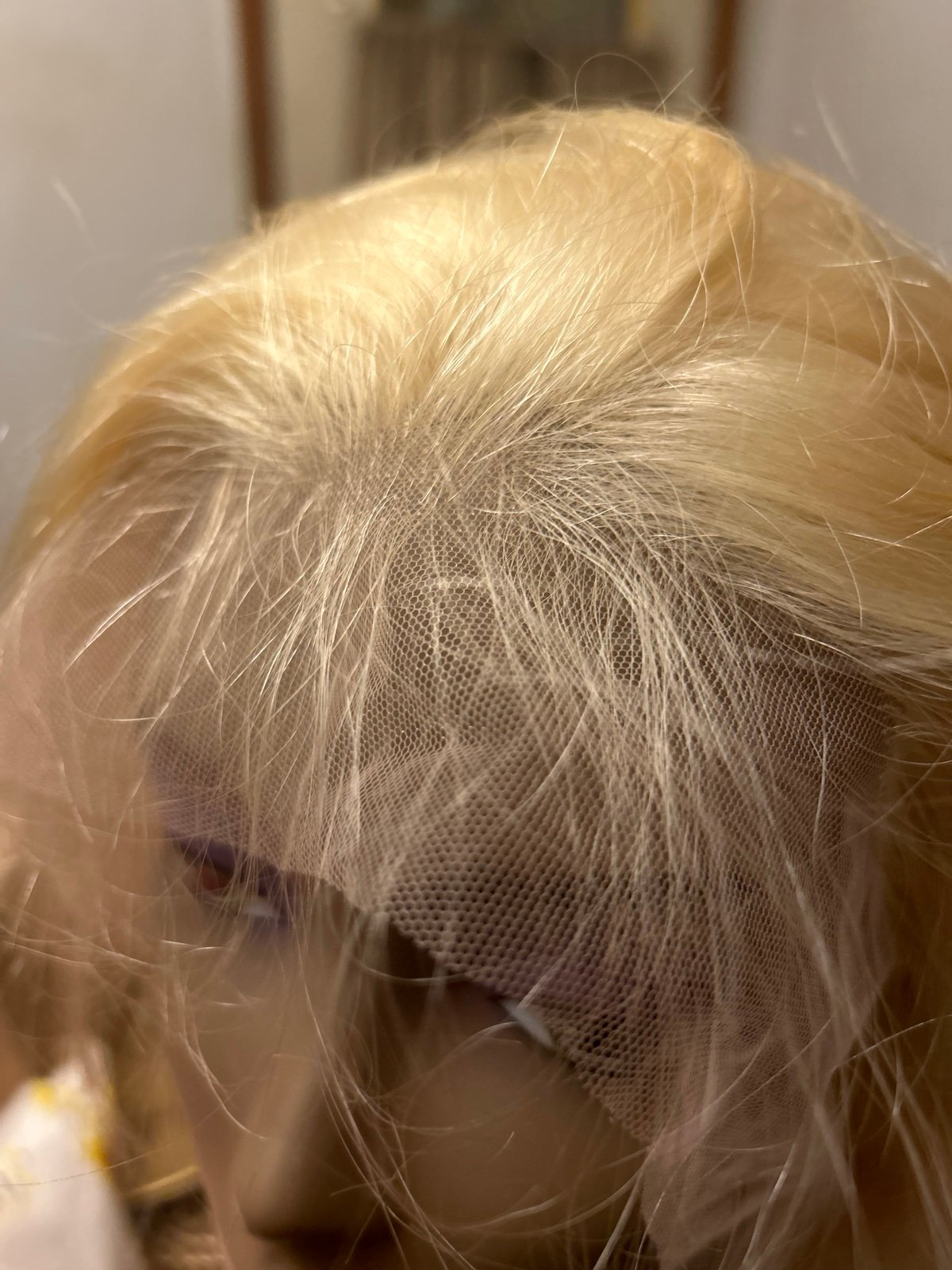 Human hair lace front