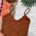 NEW Good American Brown Smock Textured One Piece Swimsuit Plus Size 5/6 2XL/3XL