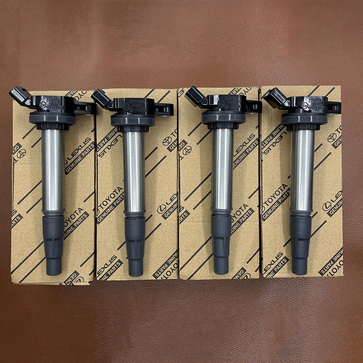 4Pcs Genuine 90919-02258 Ignition Coils for Toyota Corolla Prius 2009 1.8L