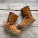 UGG Australia Womens Boots Size 6 Brown Mayfaire Low Side Zip Shearling Chestnut
