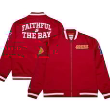 49ers Mitchell and Ness Leatherman Jacket