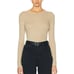 Enza Costa scallop edge pointelle long sleeve crew top