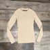 Enza Costa scallop edge pointelle long sleeve crew top