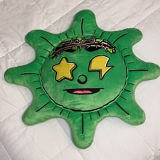 Green Glo GangWorldWide Pillow Glory Univeristy Chief Keef Size 20 Brand new Sun