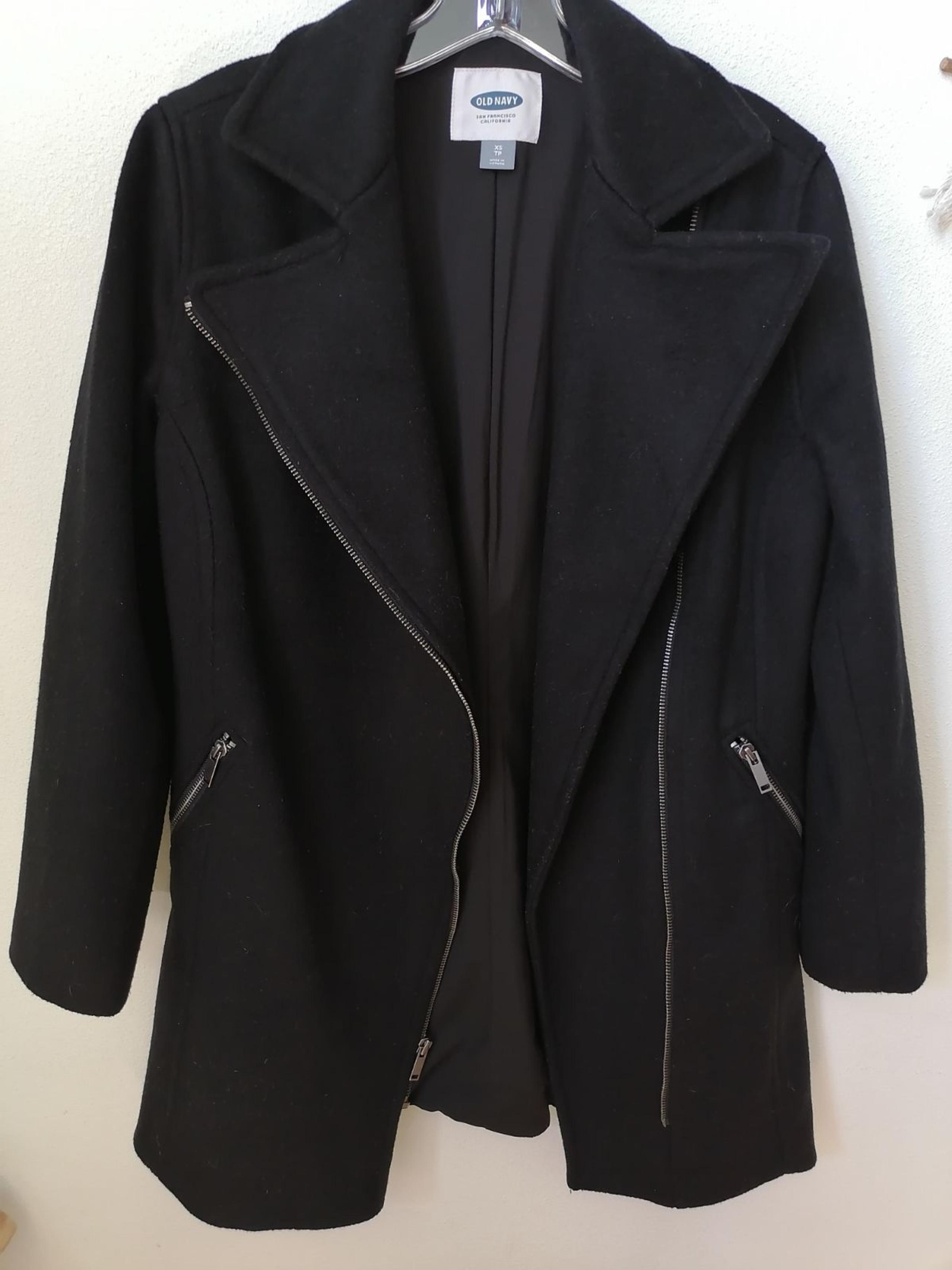 Old Navy black peacoat