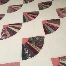Handmade quilt bedspread