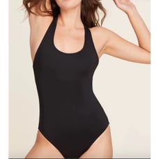 NWT Andie Women's The Full Coverage Tulum One Piece Swimsuit Black Size XL