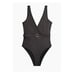 New! ONIA Michelle Wrap Croco Print One Piece Swimsuit