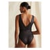 New! ONIA Michelle Wrap Croco Print One Piece Swimsuit