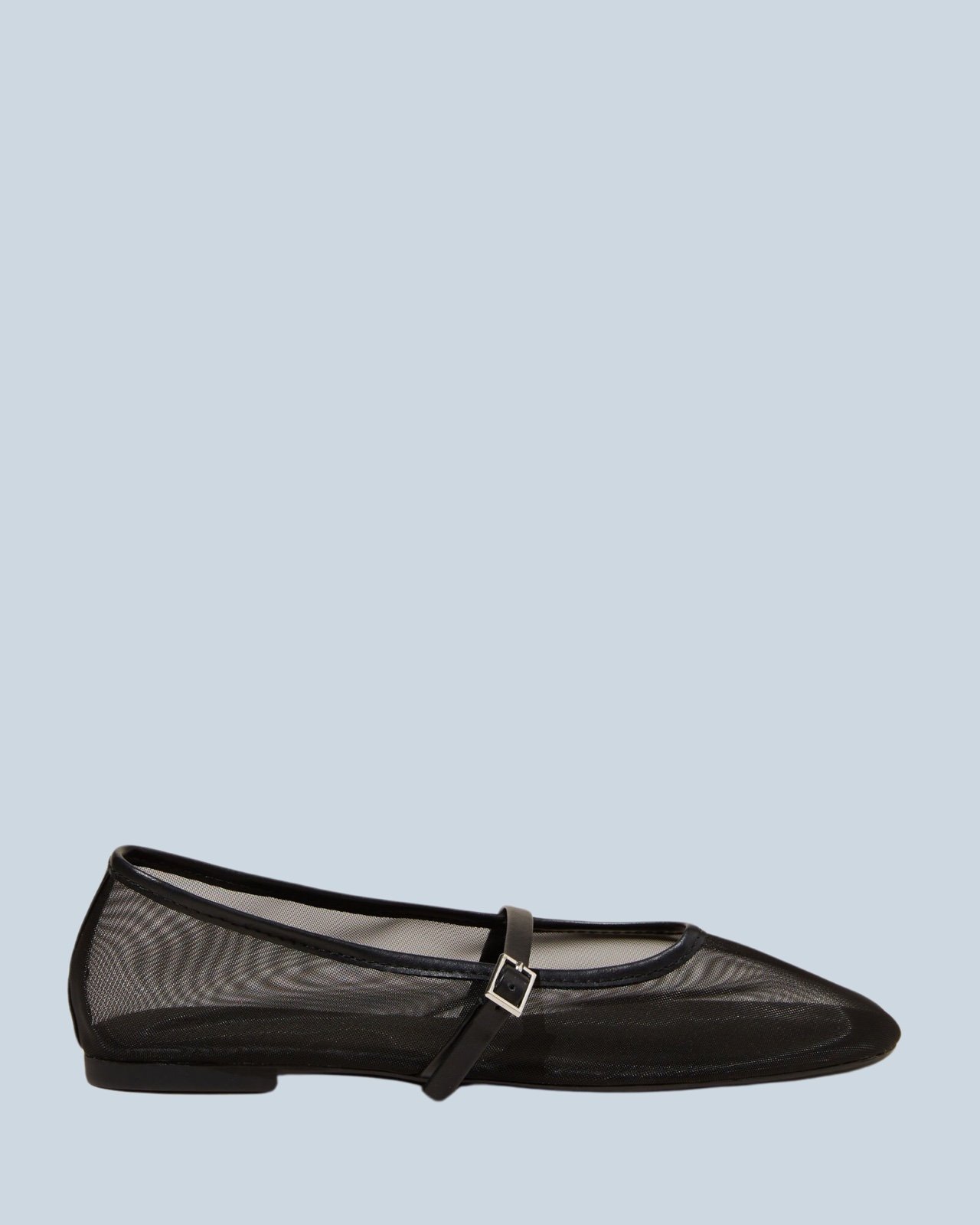 Cotton On ! New ! Sale ! Amy Fine Mary Jane Ballet ,black fine mesh size 6