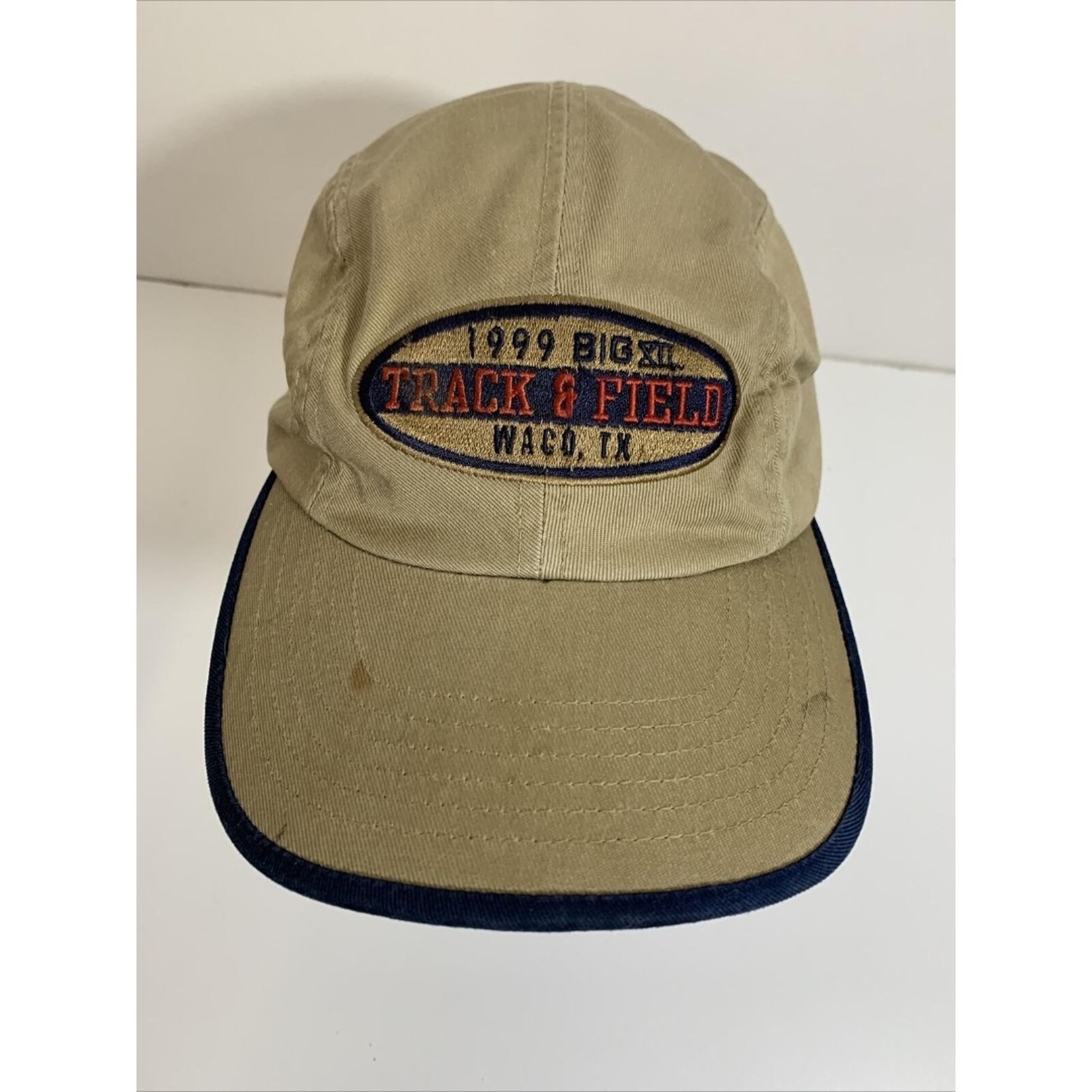 Vintage 1999 BIG XII Track & Field Waco, Tx Adjustable Strap Baseball Hat Cap