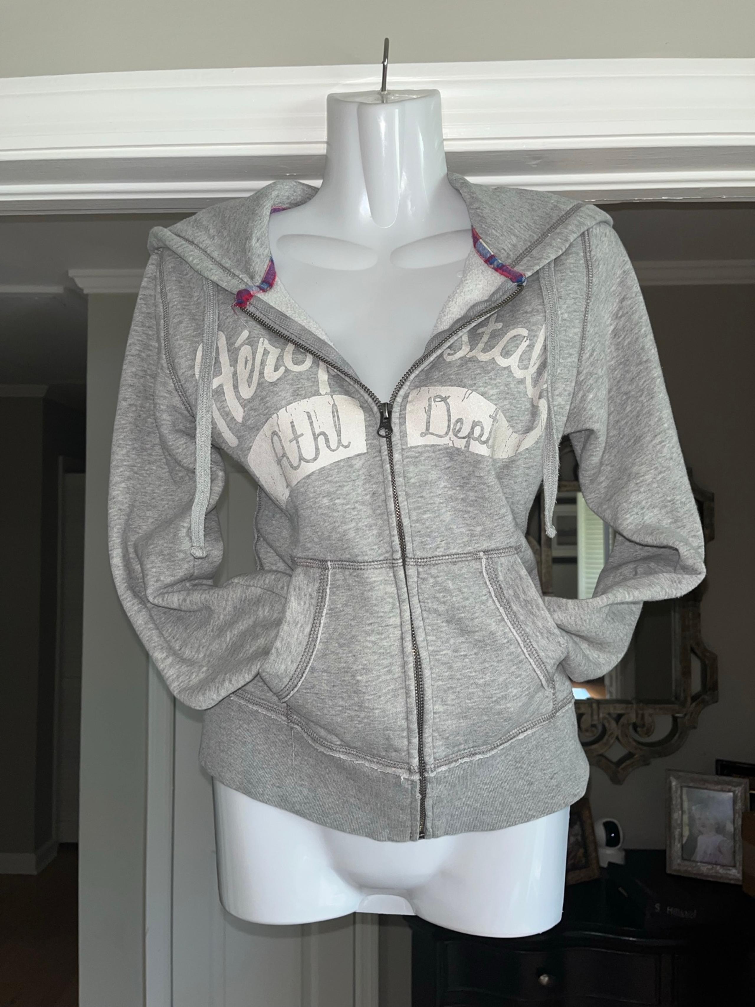 Grey Aéropostale Zip Up Hoodie