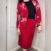 Un Jour Ailleurs Vintage Skirt Suit Set French Designer Size 44 (est US Large)