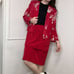 Un Jour Ailleurs Vintage Skirt Suit Set French Designer Size 44 (est US Large)