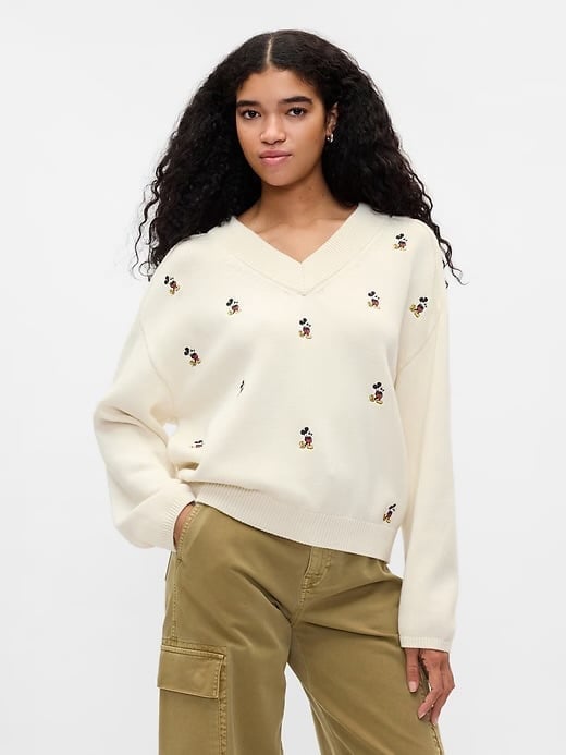 New with tags Gap × Disney Mickey Mouse Embroidered Sweater - Size S