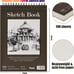 Sketch Book, Top Spiral Bound Sketch Pad, 2 Packs 100-Sheets Each 9 x 12