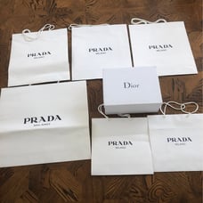 Prada Authentic box and Paper Gift Bags - empty