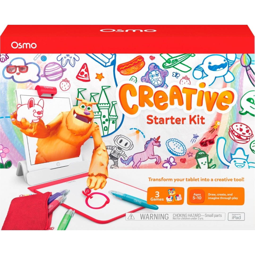 Osmo - Creative Starter Kit for iPad Drawing & Problem Solving Ages 5-10 STEM
