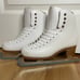 GAM 0057 Podium Light Ladies Womens White Figure Ice Skates Size 6 B