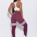 Bombshell Sportswear Perform Thigh Highs in Burgundy