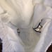 Vintage white with red and blue trim shorty basketball shorts LARGE
