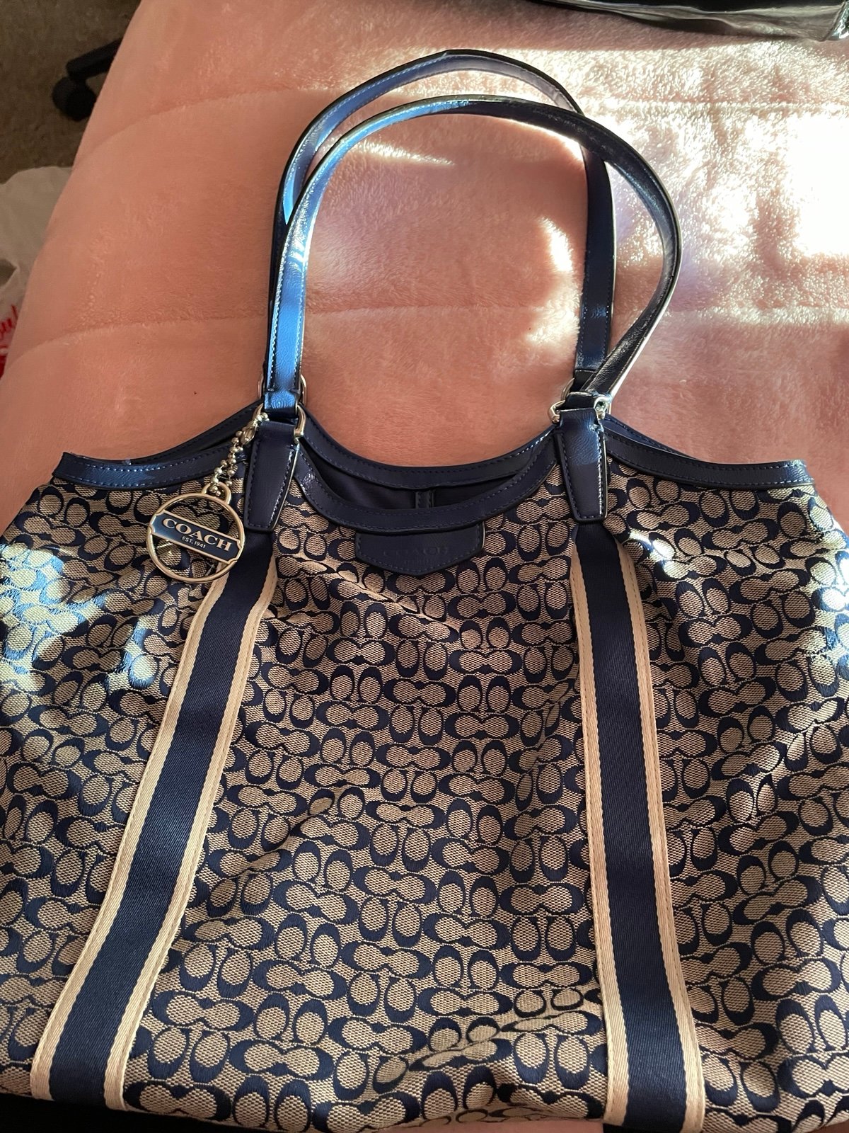 Coach Signature Devin Purse