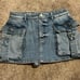 Free People Denim Skort SZ 28