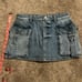 Free People Denim Skort SZ 28