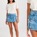 Free People Denim Skort SZ 28