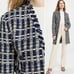NWT! L'AGENCE ZURI TWEED Half Duster Jacket Size Medium