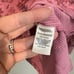 Sundance Women's Sz Small floral berry pink snap front, long sleeve thermal top