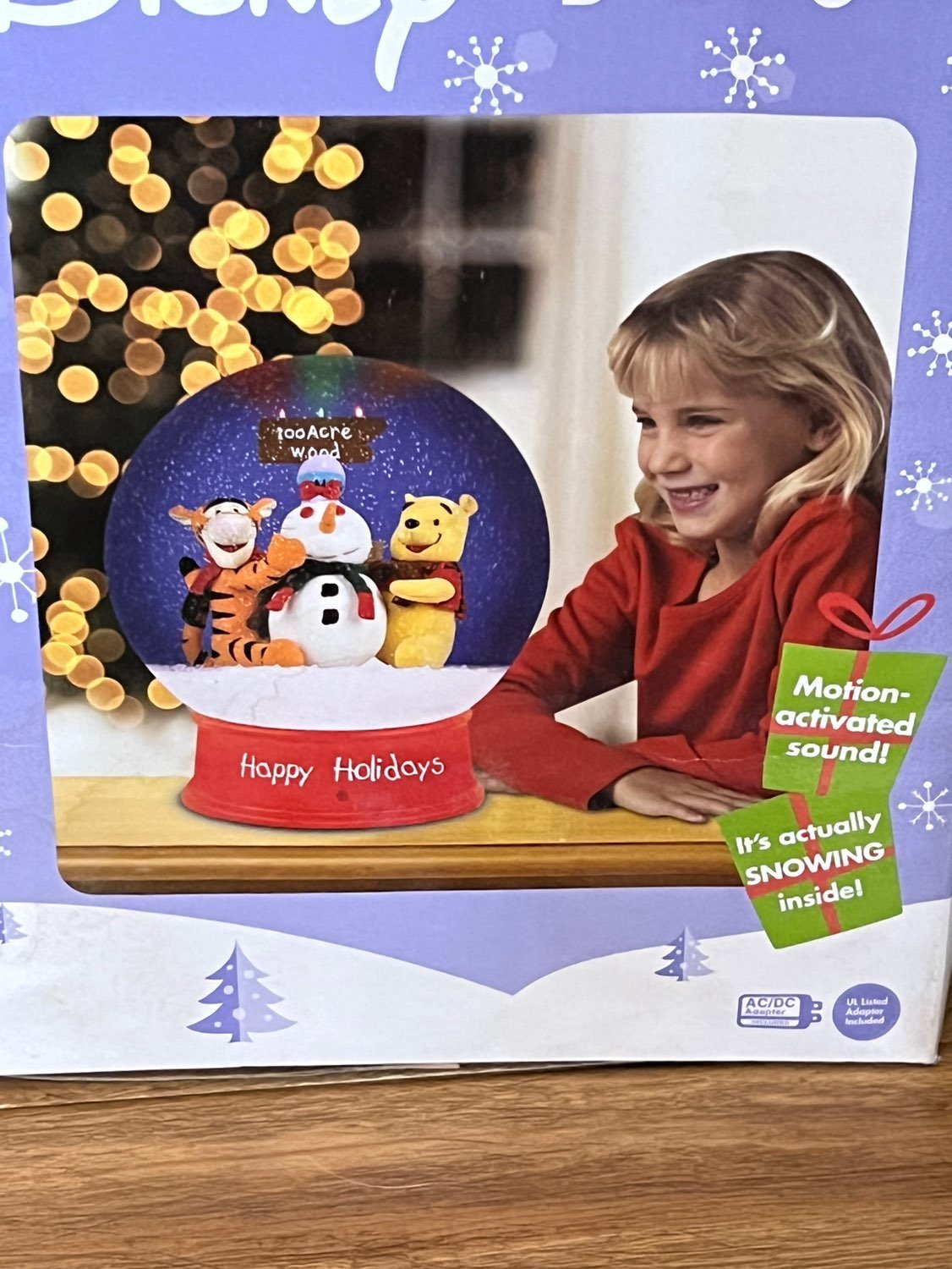 Disney Winnie the Pooh Christmas Snowglo