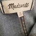 Madewell Overalls Denim Jeans Premium Indigo Raw Hem Ankle Jumpsuit Casual S