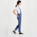 Madewell Overalls Denim Jeans Premium Indigo Raw Hem Ankle Jumpsuit Casual S
