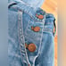 Madewell Overalls Denim Jeans Premium Indigo Raw Hem Ankle Jumpsuit Casual S