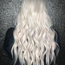 Pale Blonde Full Head Clip In Extension