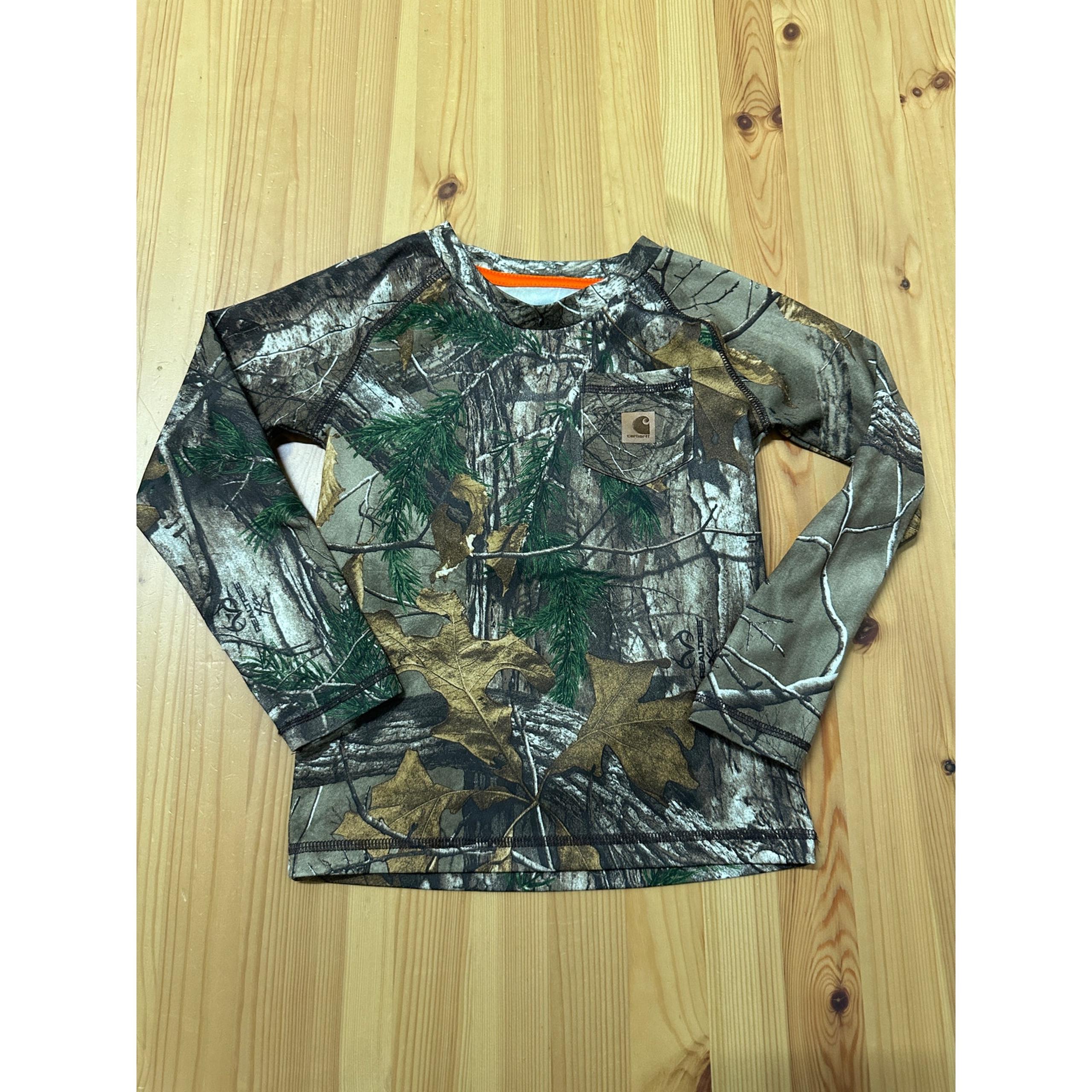 Carhartt Toddler Boys Long Sleeve RealTree Camo Shirt Size 3T