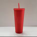 Starbucks red studded tumbler