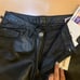 AUTHENTIC LEATHER VINTAGE PANTS BLACK
